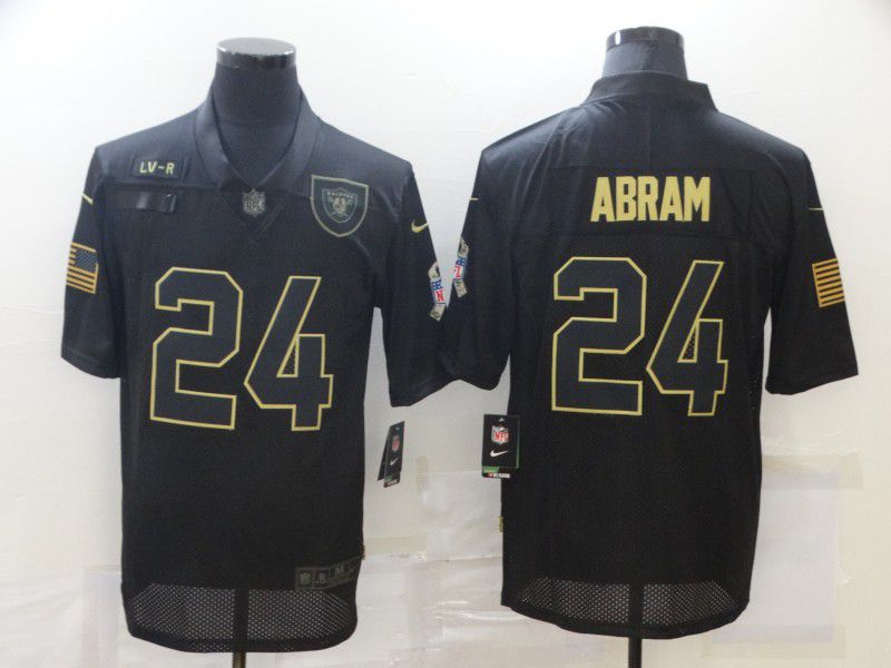 Men Oakland Raiders #24 Abram Black Nike Limited Vapor Untouchable NFL Jerseys